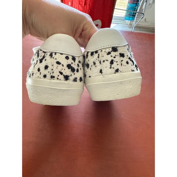 Madewell Low-Top Splatter-Painted Cow Print Sneakers Women’s 8 NWOT - Picture 5 of 6